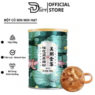 Bột chè củ sen dưỡng nhan mix hạt siêu ngon nhiều dinh dưỡng - hộp 500gr hàng mới