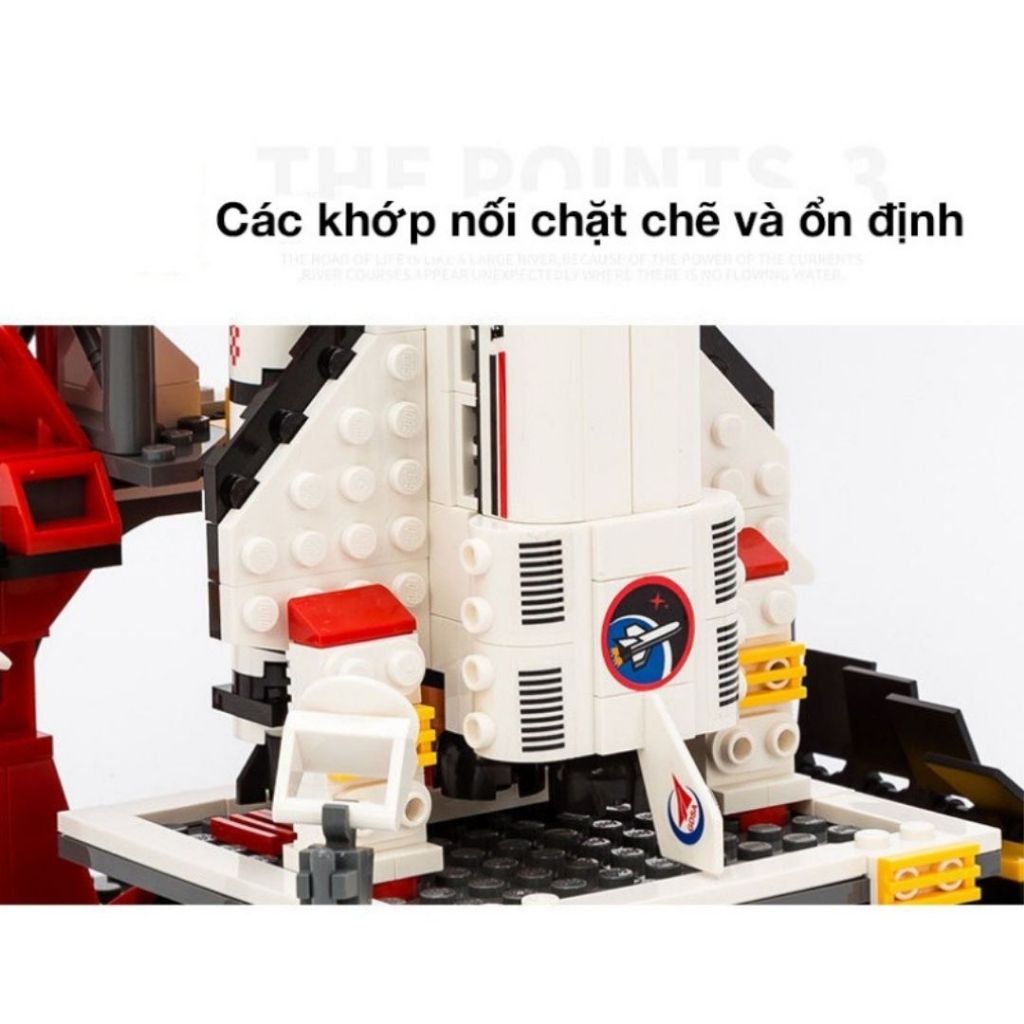 Đồ chơi xếp hình, đồ chơi lắp ráp tàu vũ trụ trung tâm điều khiển EASYKIDS giúp bé phát triển trí tuệ