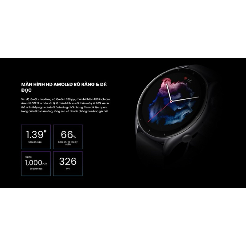 Đồng hồ thông minh Huami Amazfit GTR 3 - Hàng Chính Hãng