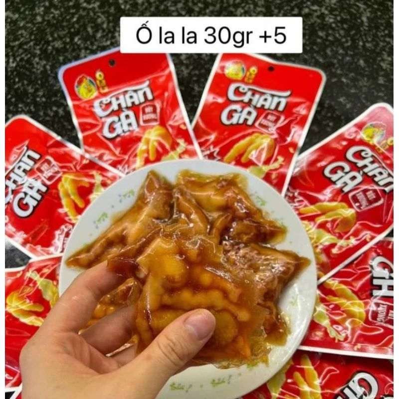 10 chiếc chân gà rút xương Ố La La 30+_5g