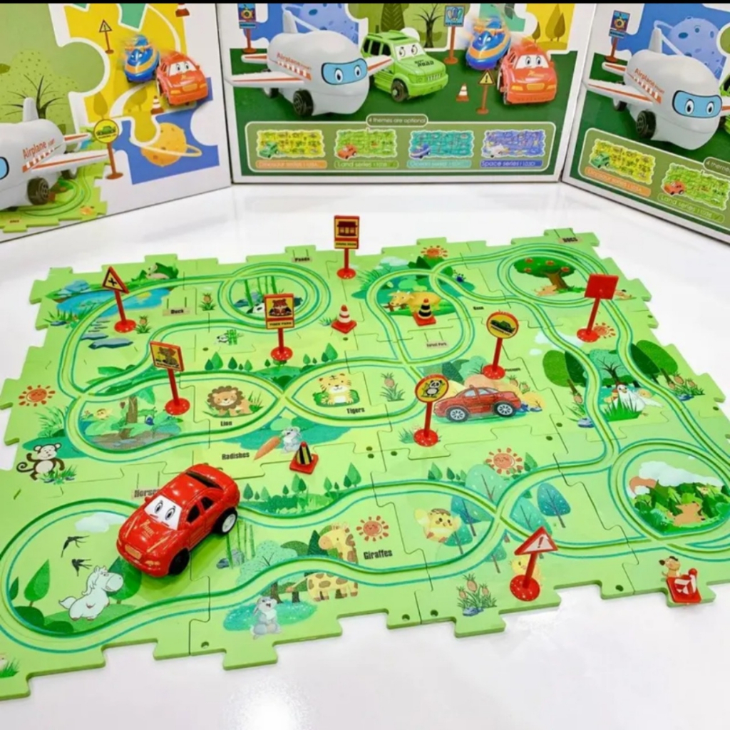 Xe Chạy Trên Đường Ray Cảm Biến, Đồ Chơi Cho Bé