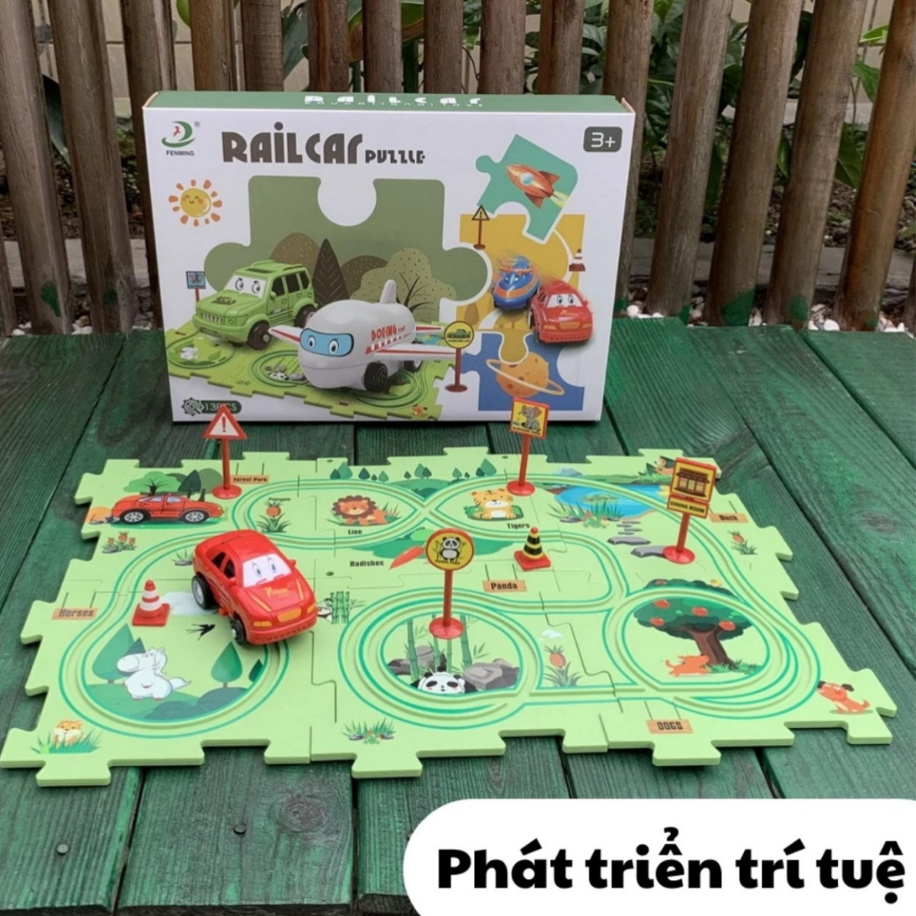 Xe Chạy Trên Đường Ray Cảm Biến, Đồ Chơi Cho Bé