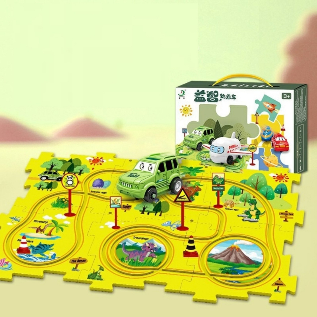 Xe Chạy Trên Đường Ray Cảm Biến, Đồ Chơi Cho Bé