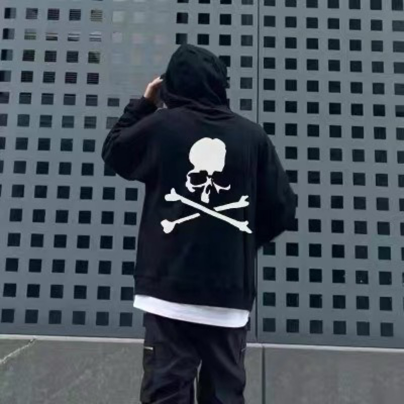 Áo Hoodie nỉ bông hình cực chất hai màu đen trắng, áo nỉ mũ hai lớp đẹp dày dặn, áo đôi nam nữ mùa đông