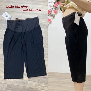 Quần ngố bầu tăm thái cạp chữ, siêu nhẹ, siêu mát