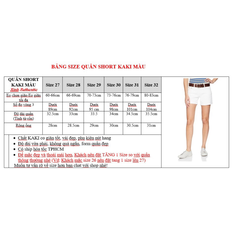 Quần Short Nữ,Quần Đùi Nữ Kaki 45-70kg