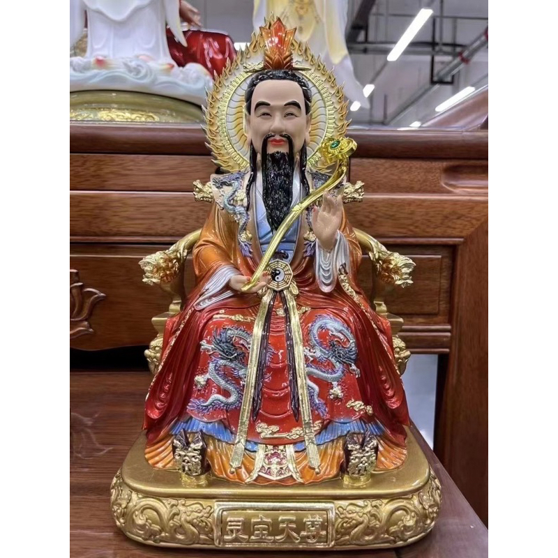 Bộ tượng Tam Vị Thiên Tôn Đạo Giáo cao 36cm, 50cm và 60cm