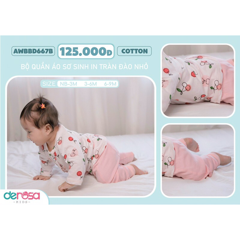 Bộ dài tay sơ sinh