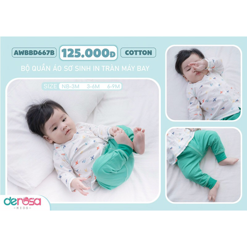 Bộ dài tay sơ sinh