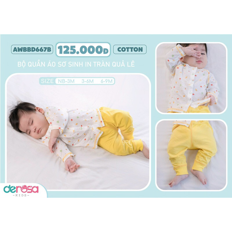 Bộ dài tay sơ sinh