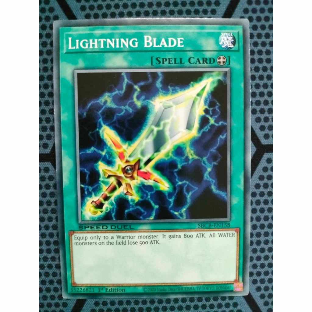 Bài yugioh speed duel - Lightning Blade - SBCB-EN158 - Common 1st Edition hoặc SBC1