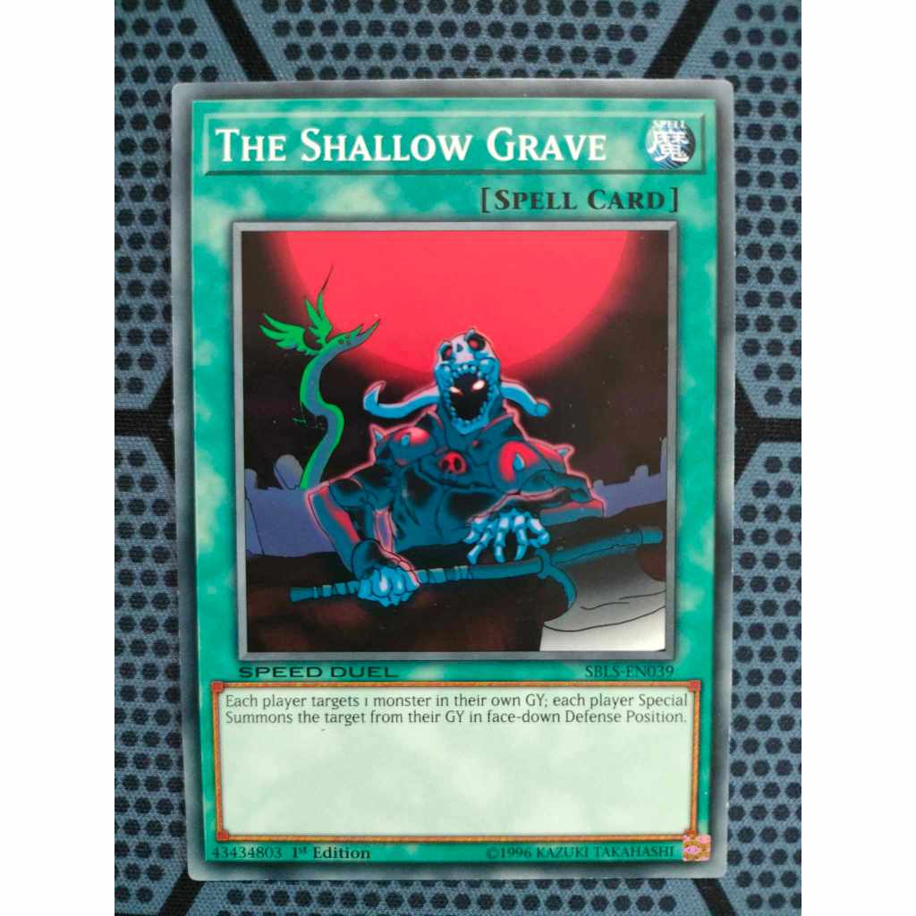 Bài yugioh speed duel - The Shallow Grave - SBLS-EN039 - Common 1st Edition