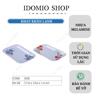 Khay nhựa đựng khăn lạnh- khv8