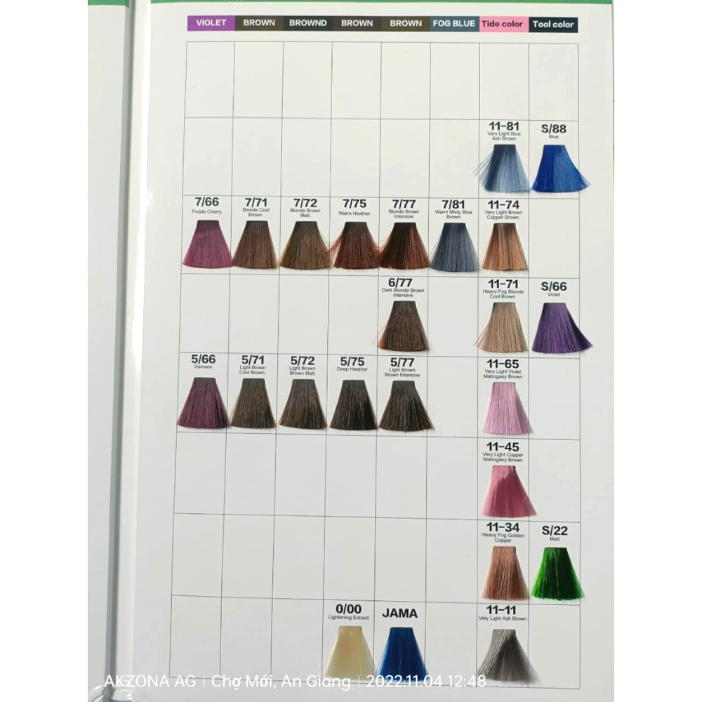 Kem nhuộm tóc Nhật Bản JOKO Japan  Kem nhuộm thế hệ mới - 100ml