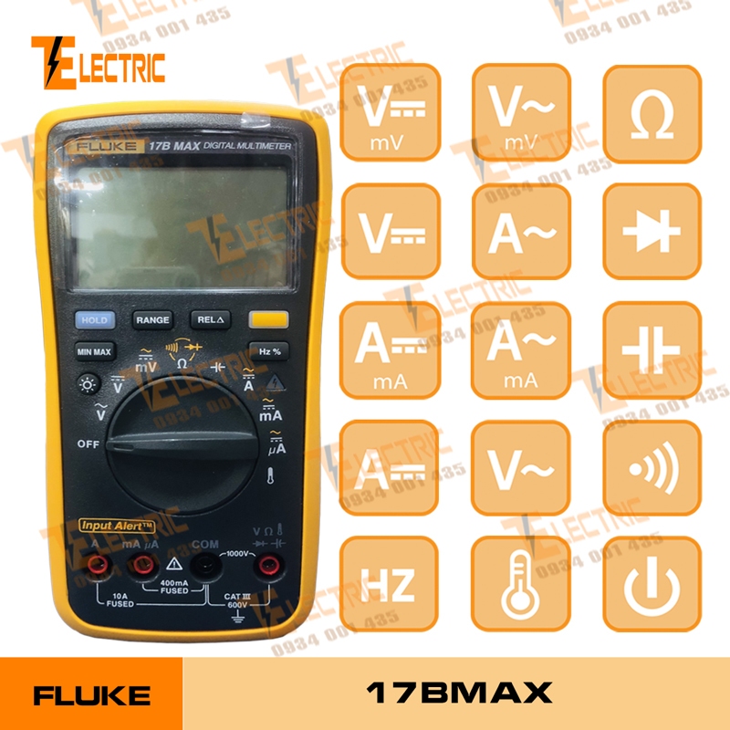 Fluke 17B Max Đồng Hồ Đo Điện Vạn Năng