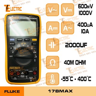 Fluke 17B Max Đồng Hồ Đo Điện Vạn Năng