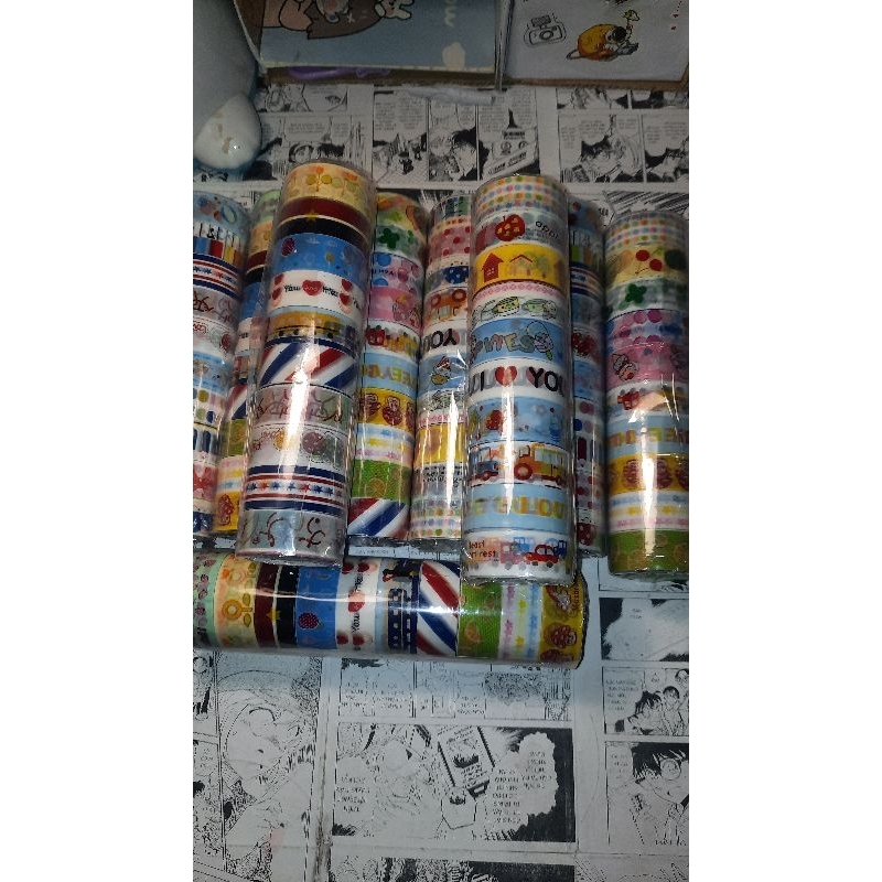 WASHI TAPE gồm 10 cuộn