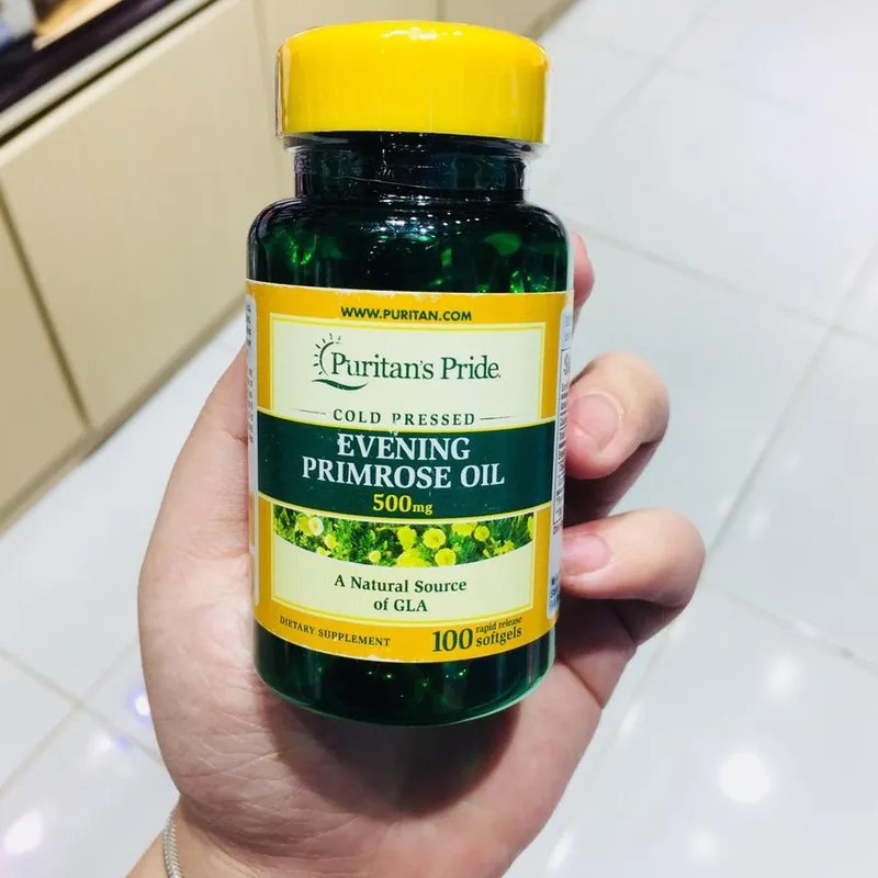 Viên Uống Puritant’s Pride Tinh Dầu Hoa Anh Thảo 500mg 100 Viên