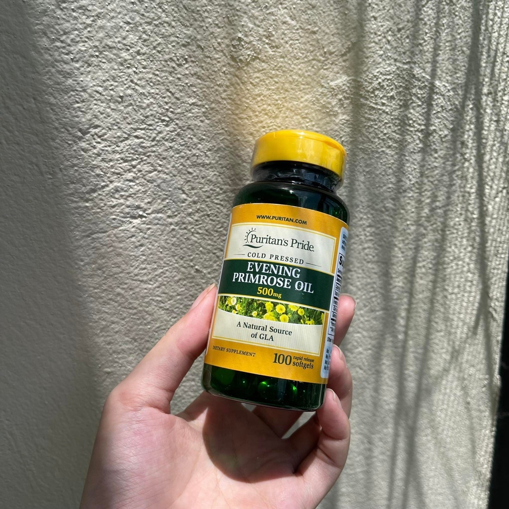 Viên Uống Puritant’s Pride Tinh Dầu Hoa Anh Thảo 500mg 100 Viên