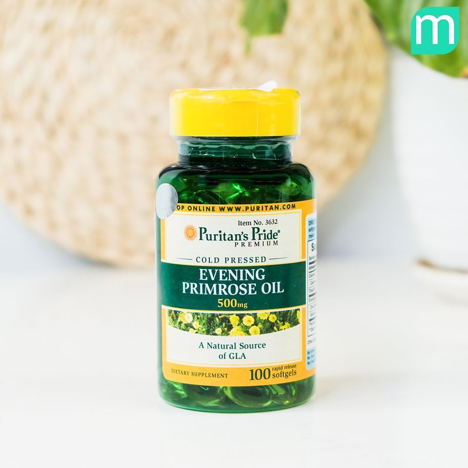 Viên Uống Puritant’s Pride Tinh Dầu Hoa Anh Thảo 500mg 100 Viên
