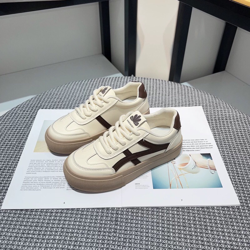 Giày thể thao đế độn may viền asenic hàng qc cao cấp