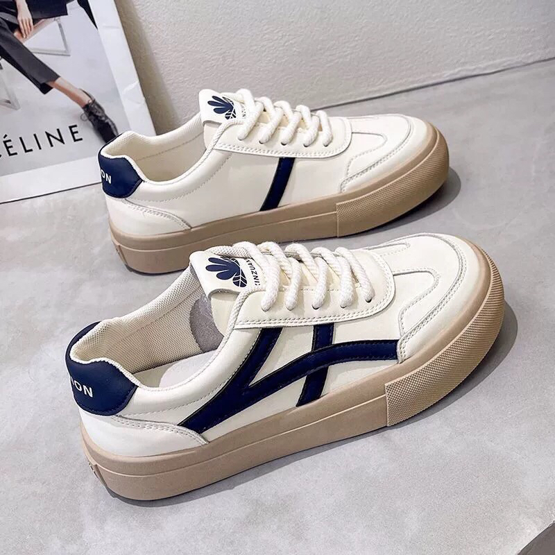 Giày thể thao đế độn may viền asenic hàng qc cao cấp