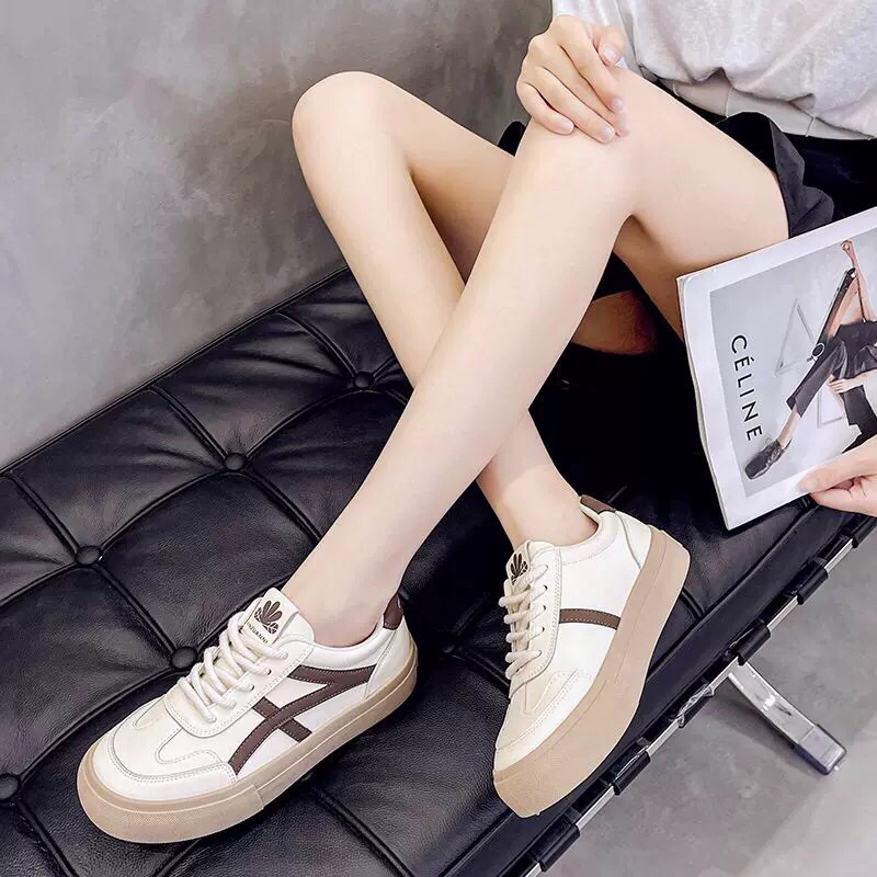 Giày thể thao đế độn may viền asenic hàng qc cao cấp