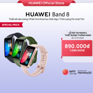 Vòng đeo tay thông minh HUAWEI Band 8 | Thiết kế siêu mỏng | Phân tích khoa học Giấc Ngủ