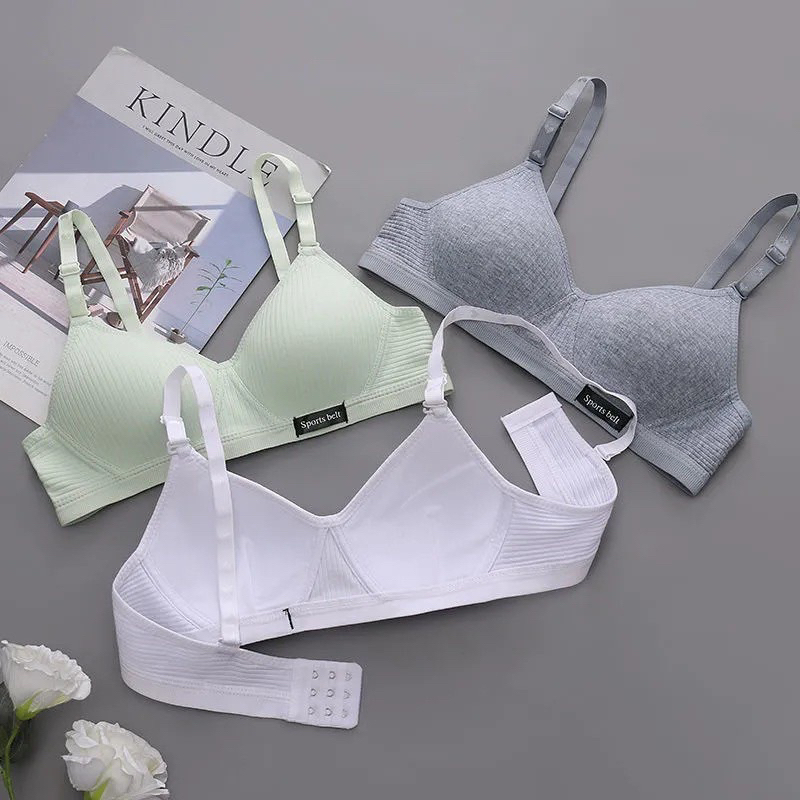 Áo lót nữ không gọng cotton  mút mỏng thoải mái cho bạn gái, áo lót nữ sinh mã 8852