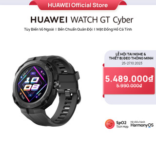 Đồng Hồ Thông Minh HUAWEI WATCH GT Cyber |Tùy Biến Vỏ Ngoài | Bền Chuẩn Quân Đội |