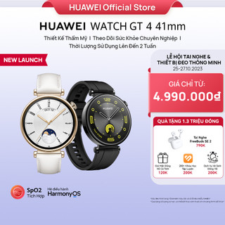 [HOT SALE 14.10-13.11]Đồng Hồ Thông Minh HUAWEI WATCH GT 4 41mm | Theo Dõi Sức Khỏe Chuyên Nghiệp | Hàng Phân Phối Chính