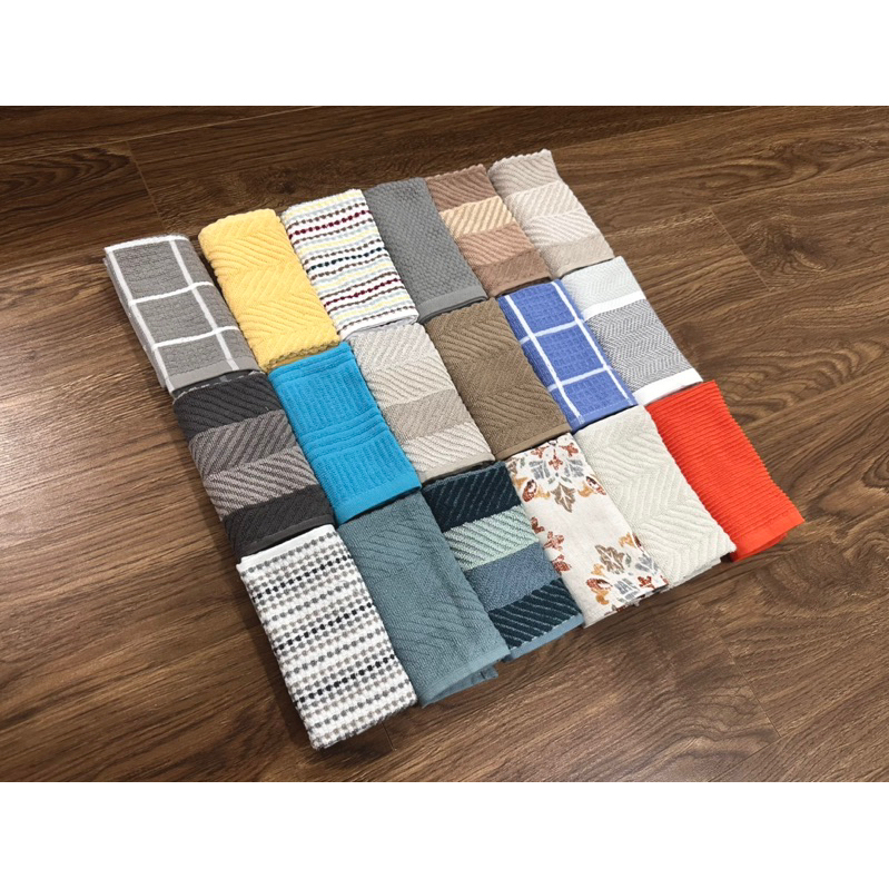 Set 3 khăn lau 100% cotton.