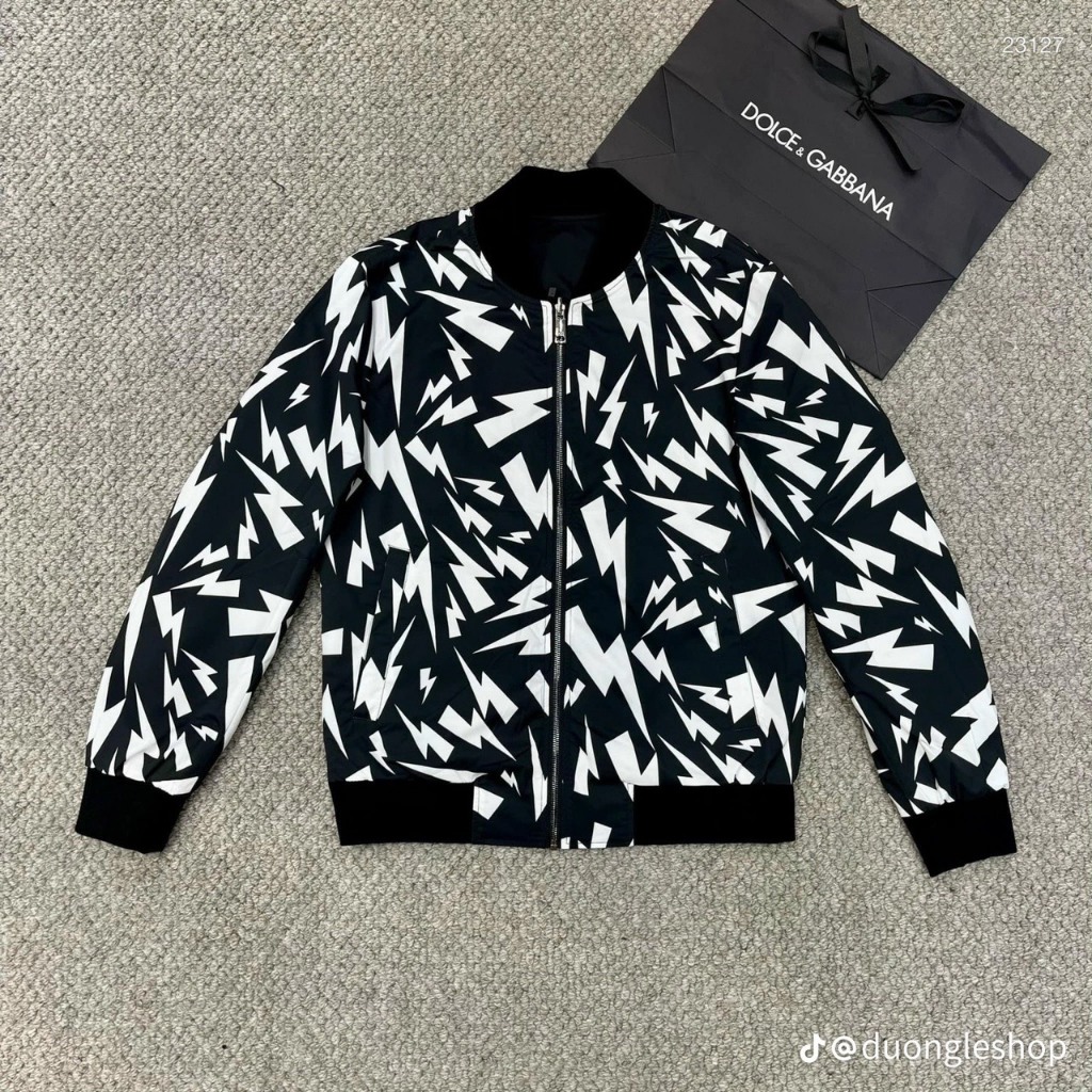 Áo Khoác Gió DSQ Nam Siêu Cấp Lót Trần Bông Áo Khoác Boomber Gió Mix Khóa Bắp Tay Và In Logo Hàng Quảng Châu