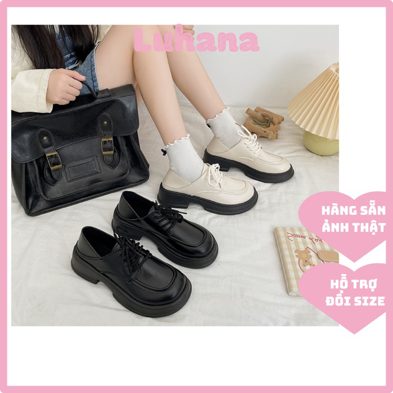 Giày tây oxford nữ giày đốc thời trang ulzzang .Ms: GIÀY TÂY LỖ BÉ