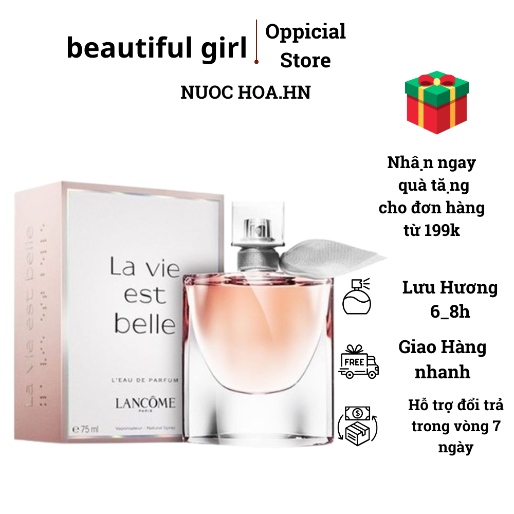 Nước hoa nữ Lancom Lá full box - trẻ trung đầy cuốn hút_xt 5678
