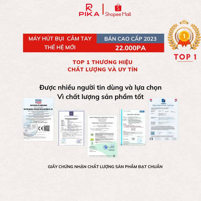 Máy Hút Bụi Cầm Tay DELADEP Lực Hút 22000PA Siêu Mạnh, Thế Hệ Mới, Máy Cầm Tay Kiểu Đứng, 4 Đầu Hút Đa Năng MHB06