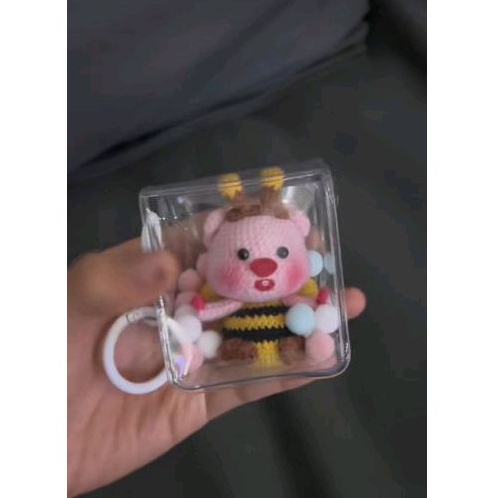 Móc khóa len loopy handmade siêu dễ thương