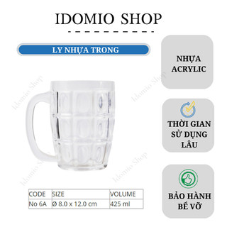 Ly Nhựa Trong Acrylic -NO6A Hàng Việt Nam