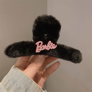 Kẹp tóc càng cua lông xù Barbie.