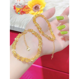 Lắc tay đuôi phụng khoá tròn thời trang