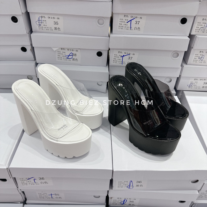 Dép quai trong đế vuông đúp cao 14p