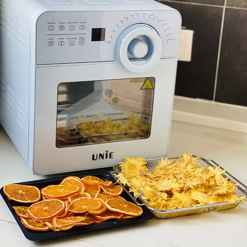 Nồi Chiên Không Dầu Unie Sky Blue, 14,5L, Hàng Chính Hãng, Bảo Hành 2 Năm