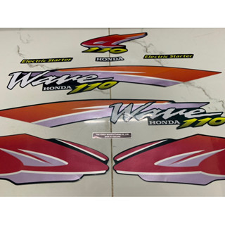 Bộ tem Wave Thái 110 đời 99 màu xanh nhớt hàng nhập Thái Lan chất lượng cao dành trang trí riêng cho dòng xe này