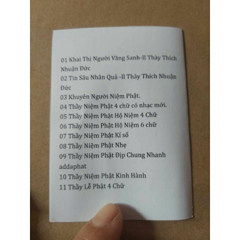 Máy niệm Phật đeo cổ  hình ngẫu nhiên