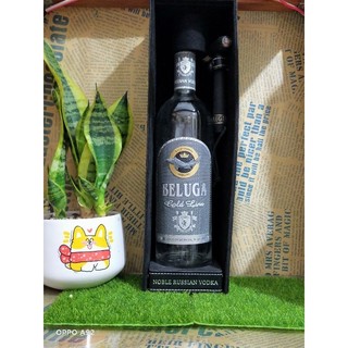 VỎ CHAI BELUGA BÚA(GOLD LINE) FULL BOX, [RỖNG]