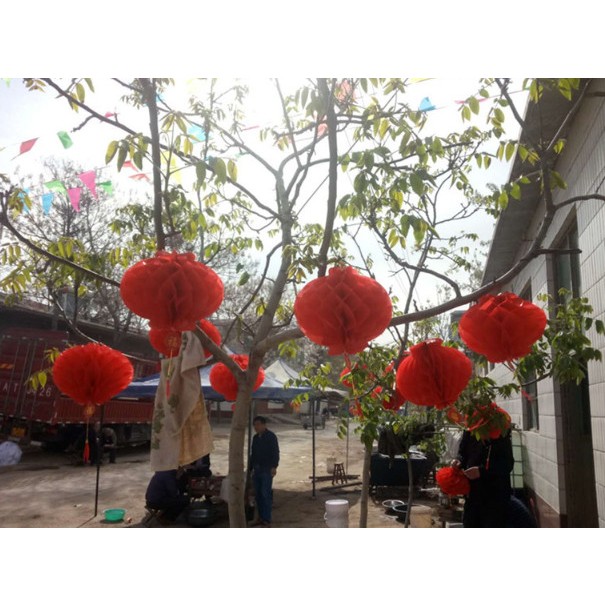 Đèn lồng đỏ mini treo trang trí Lễ Tết, rằm Trung thu