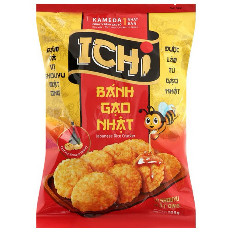Bánh gạo nhật mật ong Ichi