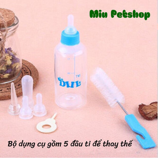 Bình ti sữa cho chó mèo | BÌNH 60ML