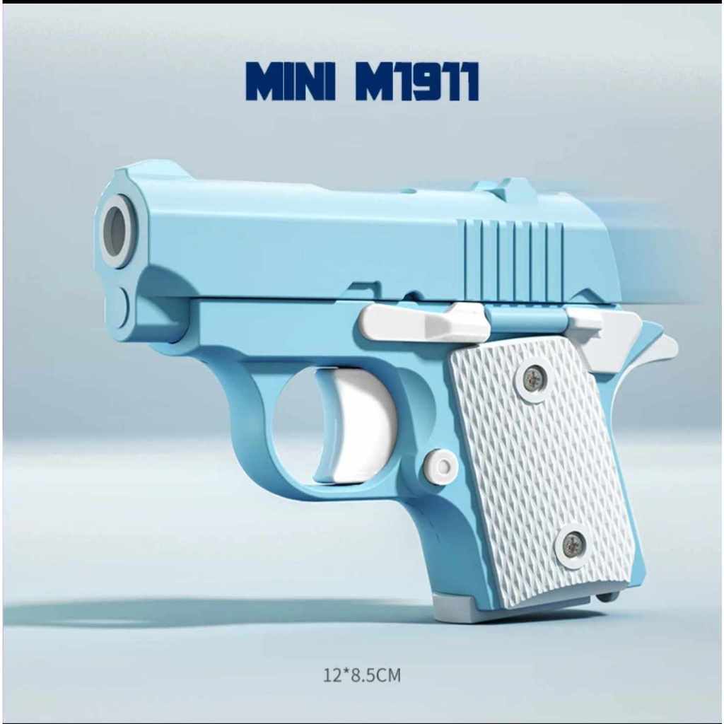 Đồ Chơi Súng Cà Rốt M1911 In 3D Súng Vô Tri Mini Đồ Chơi Giải Tỏa Stress Chất Liệu Nhựa ABS 3 Màu An Toàn Hot Trend
