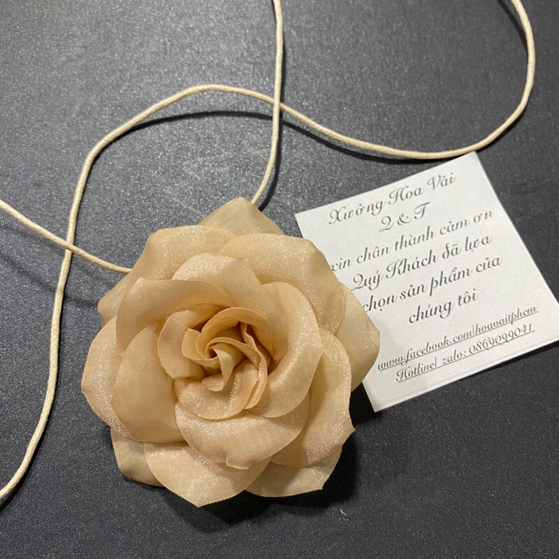 Choker Màu Pastel Nude Handmade